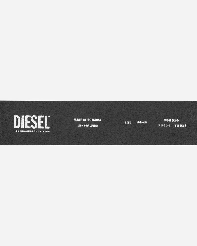 Diesel D Buckle Leather Belt Black - Slam Jam Official Store