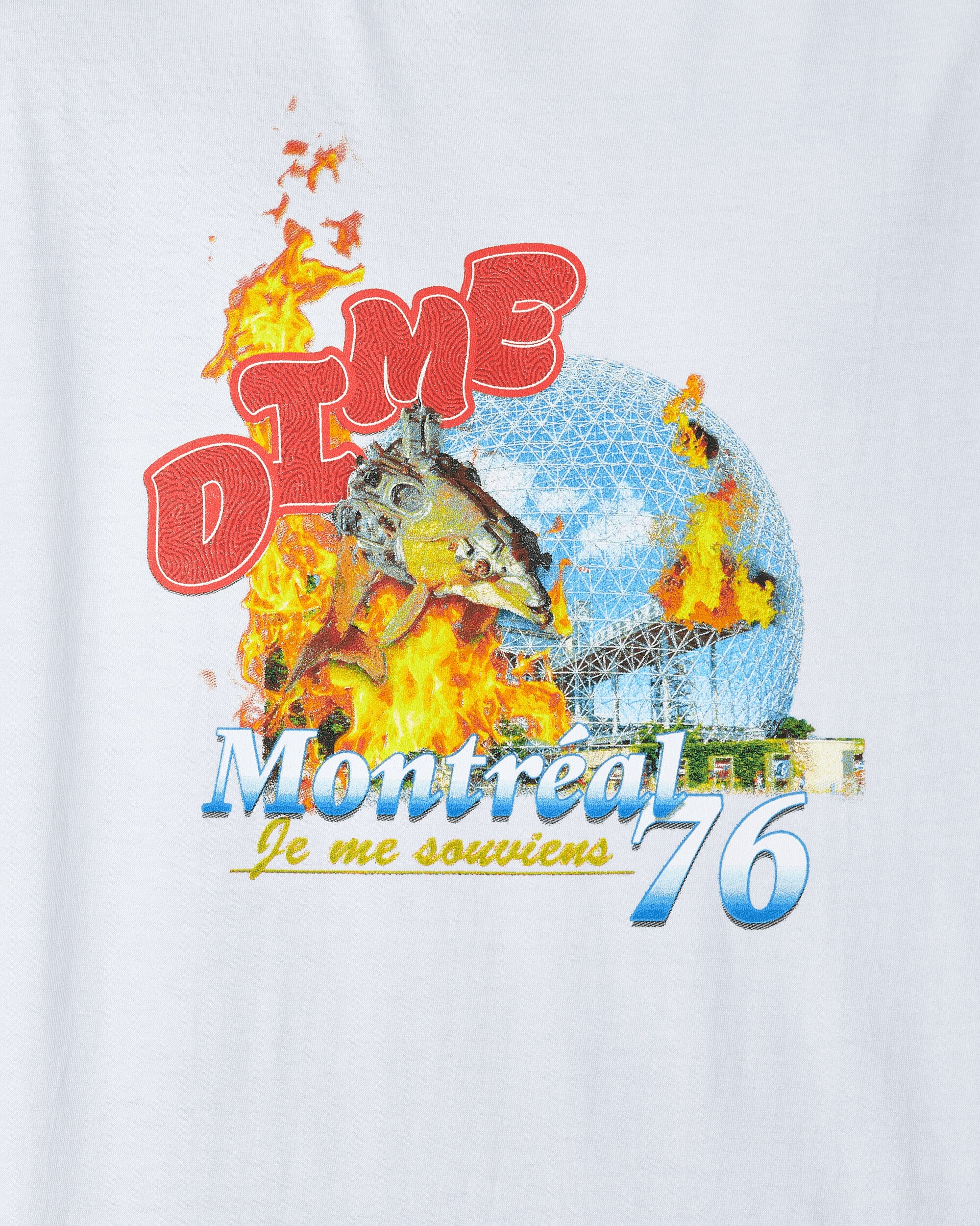 Dime Biosphere T-Shirt White - Slam Jam® Official Store