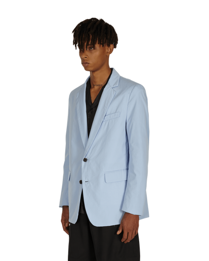 Dries Van Noten Benton 2228 M.W. Light Blue Coats and Jackets Blazers 211-20408-2228 514