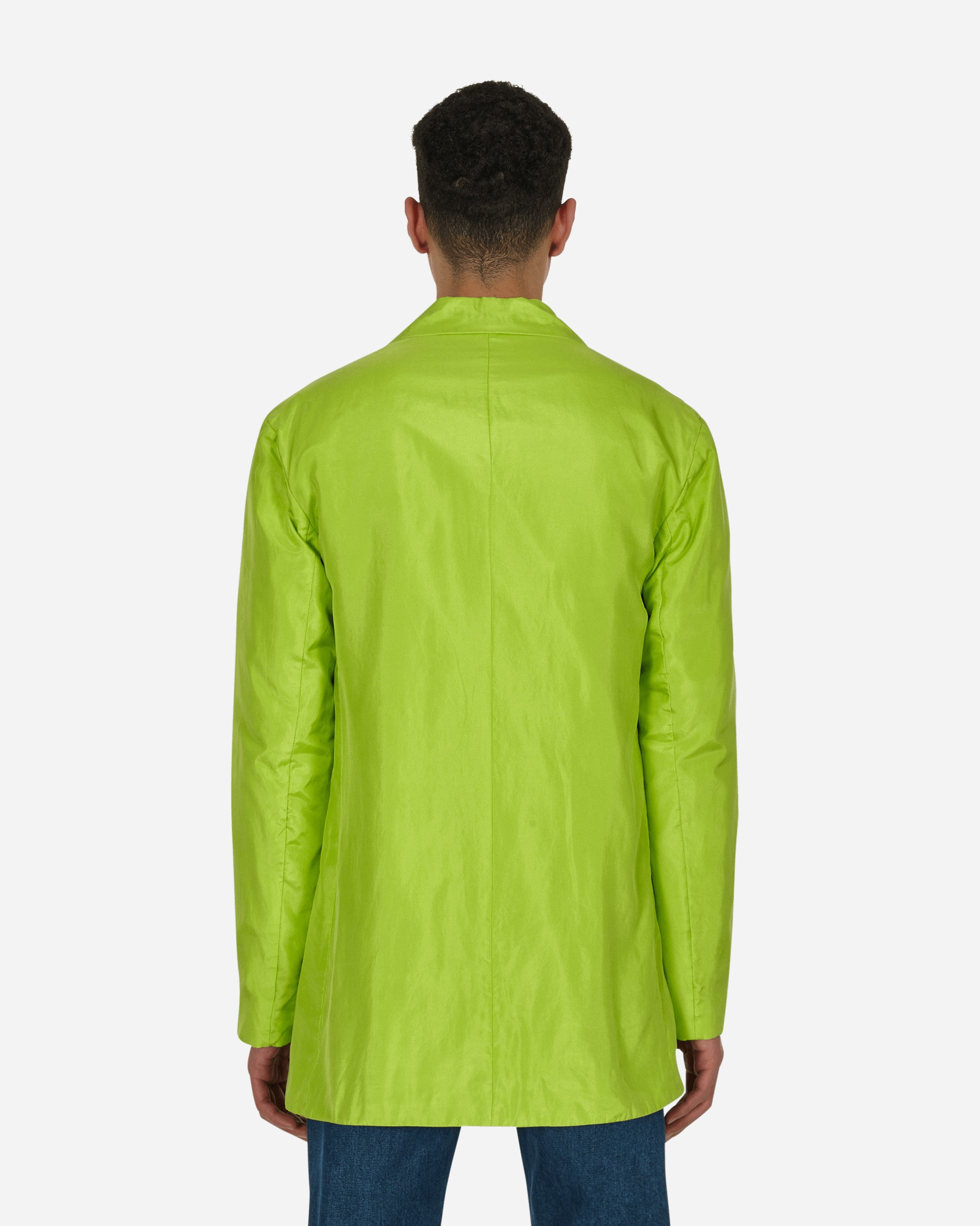 Dries Van Noten Berkleys 4170 Neon Green Coats and Jackets Jackets 020423-4170 629