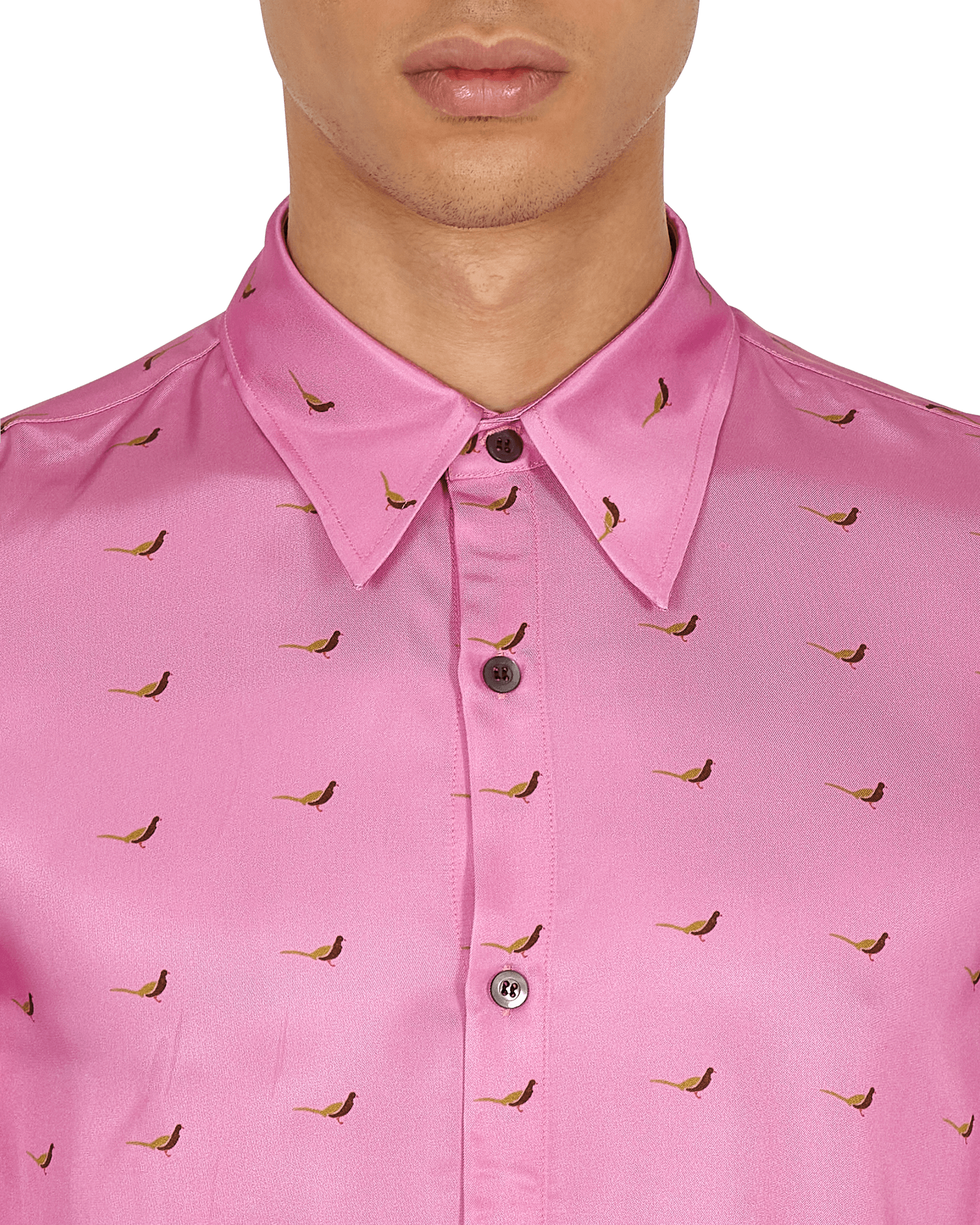 Dries Van Noten Chaine 3070 Pink T-Shirts Longsleeve 212-020734-3070 305