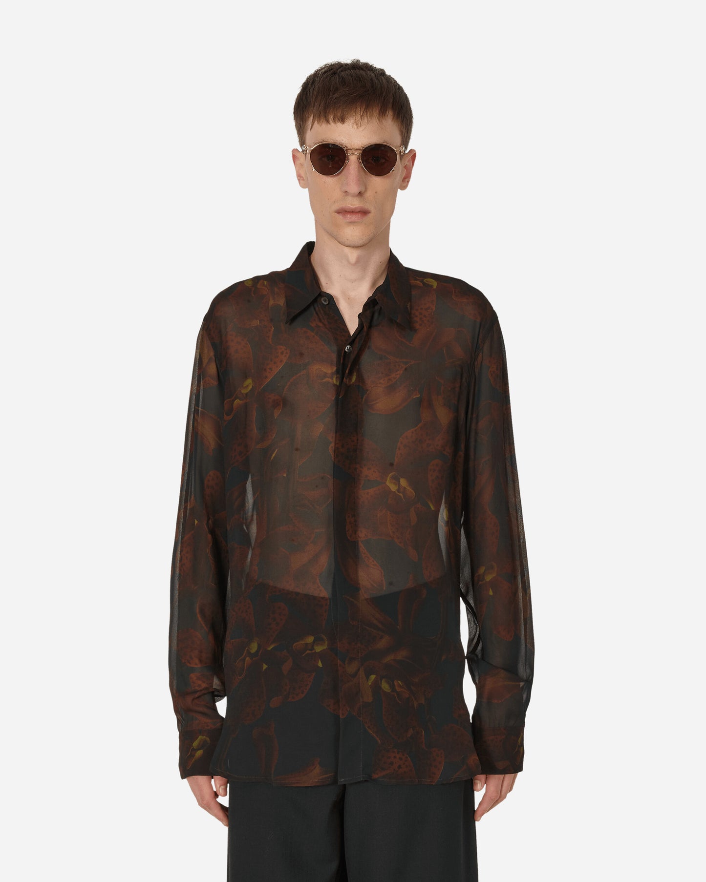 Dries Van Noten Carvie Shirt Black Shirts Longsleeve Shirt 232-020702-7004 900