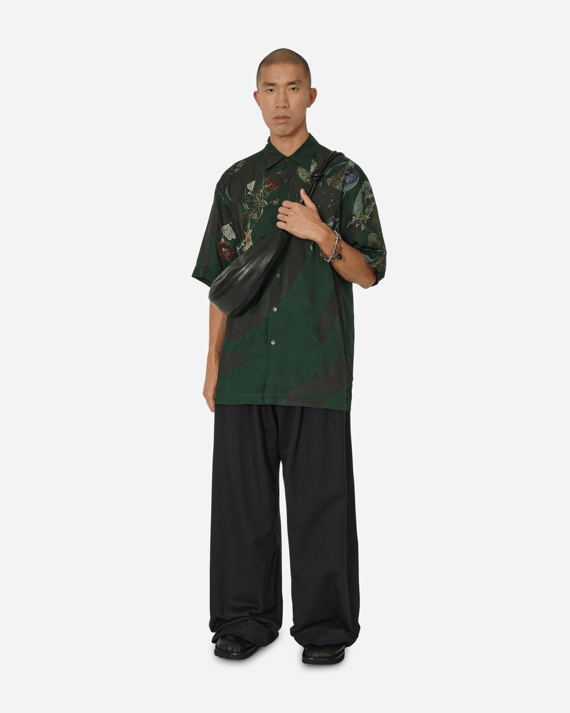 Dries Van Noten Pleated Sweatpants Black - Slam Jam Official Store