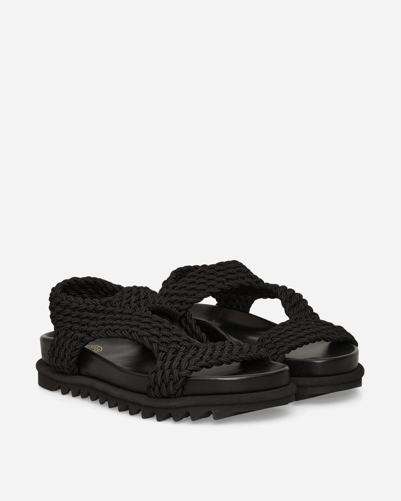 Dries Van Noten Woven Sandals Black - Slam Jam Official Store