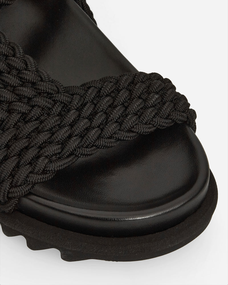 Dries Van Noten Woven Sandals Black - Slam Jam Official Store