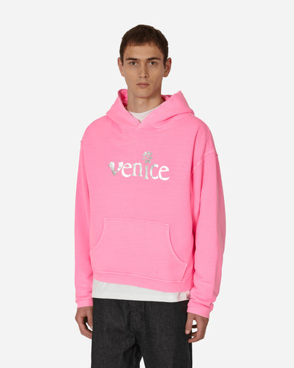 ERL Silver Printed Venice Hoodie Pink Sweatshirts Hoodies ERL07T031 1
