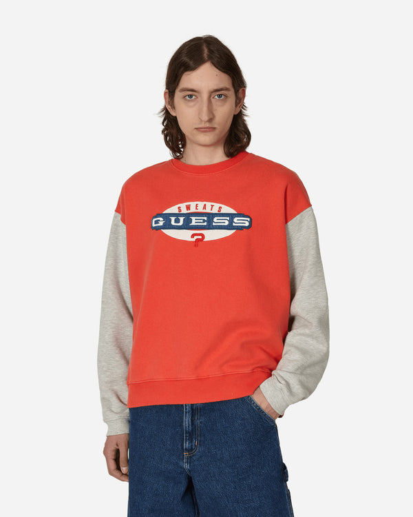 Guess USA - Vintage Logo Crewneck Sweatshirt Red