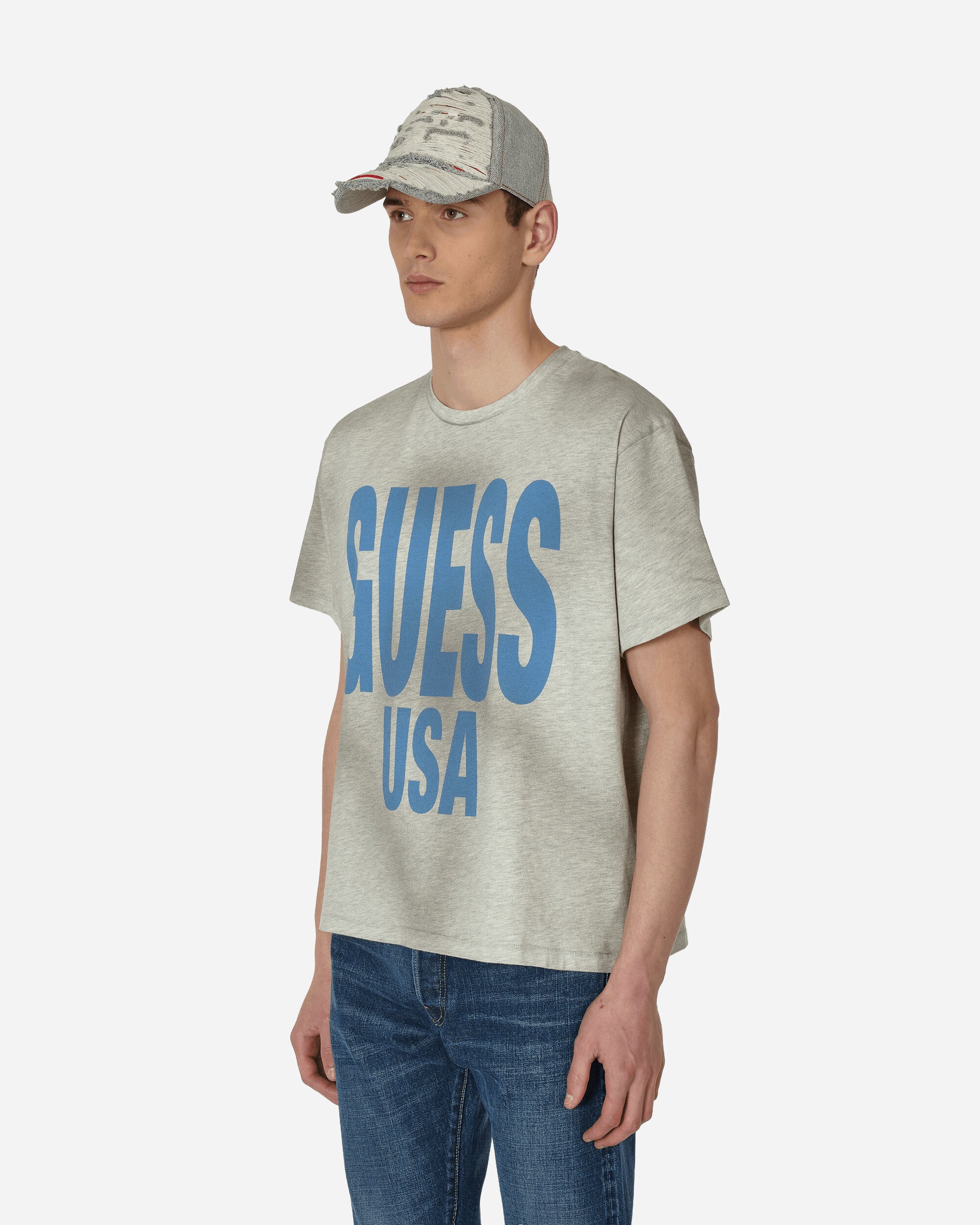 slå nabo Bopæl Guess USA Aged Graphic T-Shirt Grey - Slam Jam® Official Store