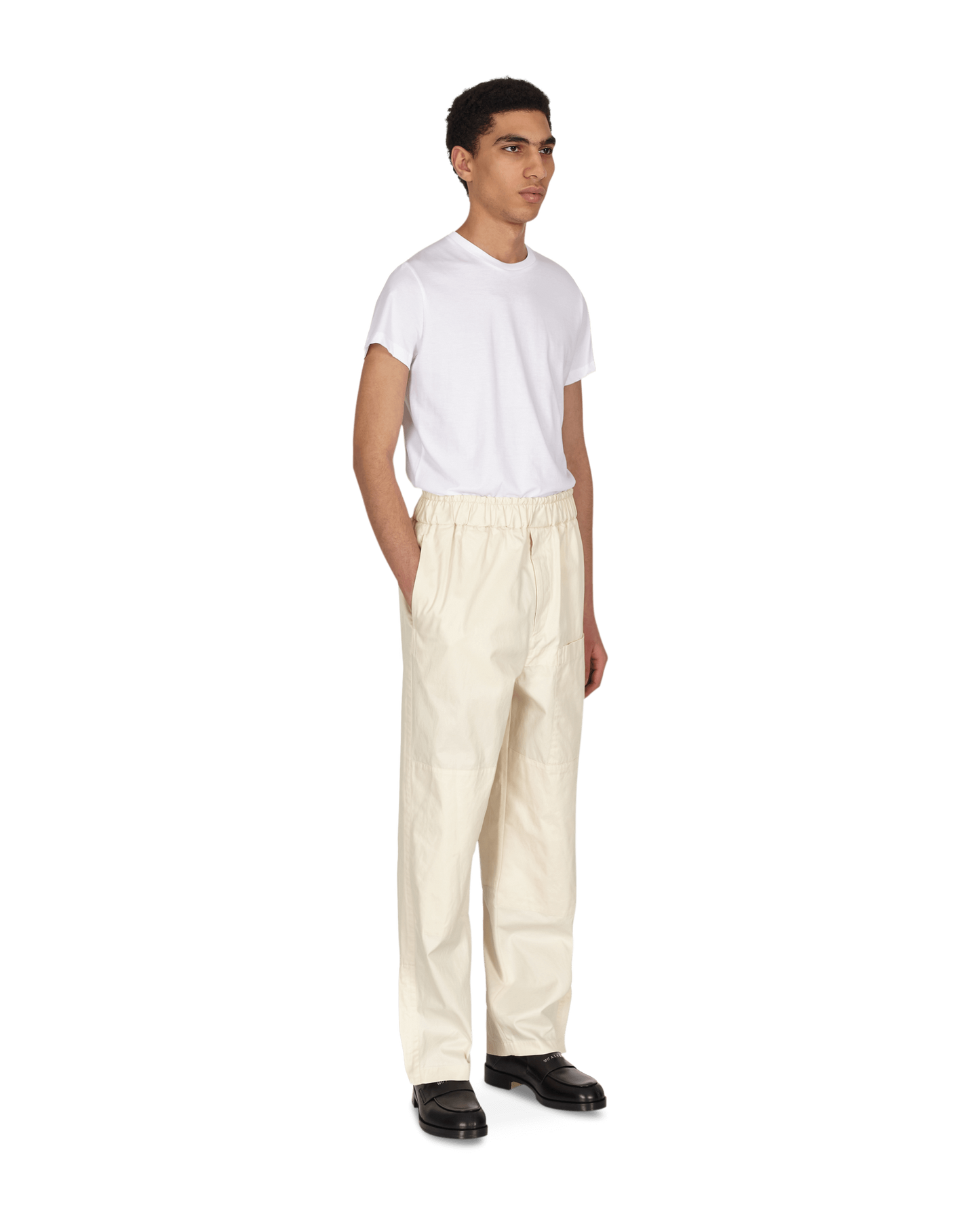 Jil Sander C 02 W Patches Cream White Pants Trousers JSMS312018-MS243800 280