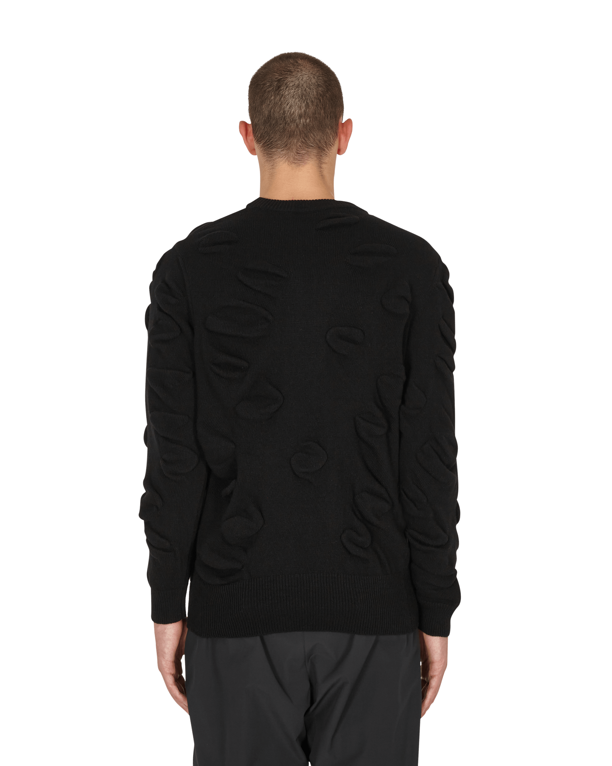 JordanLuca Euphoria Jumper Black Sweatshirts Crewneck 7706803001 001