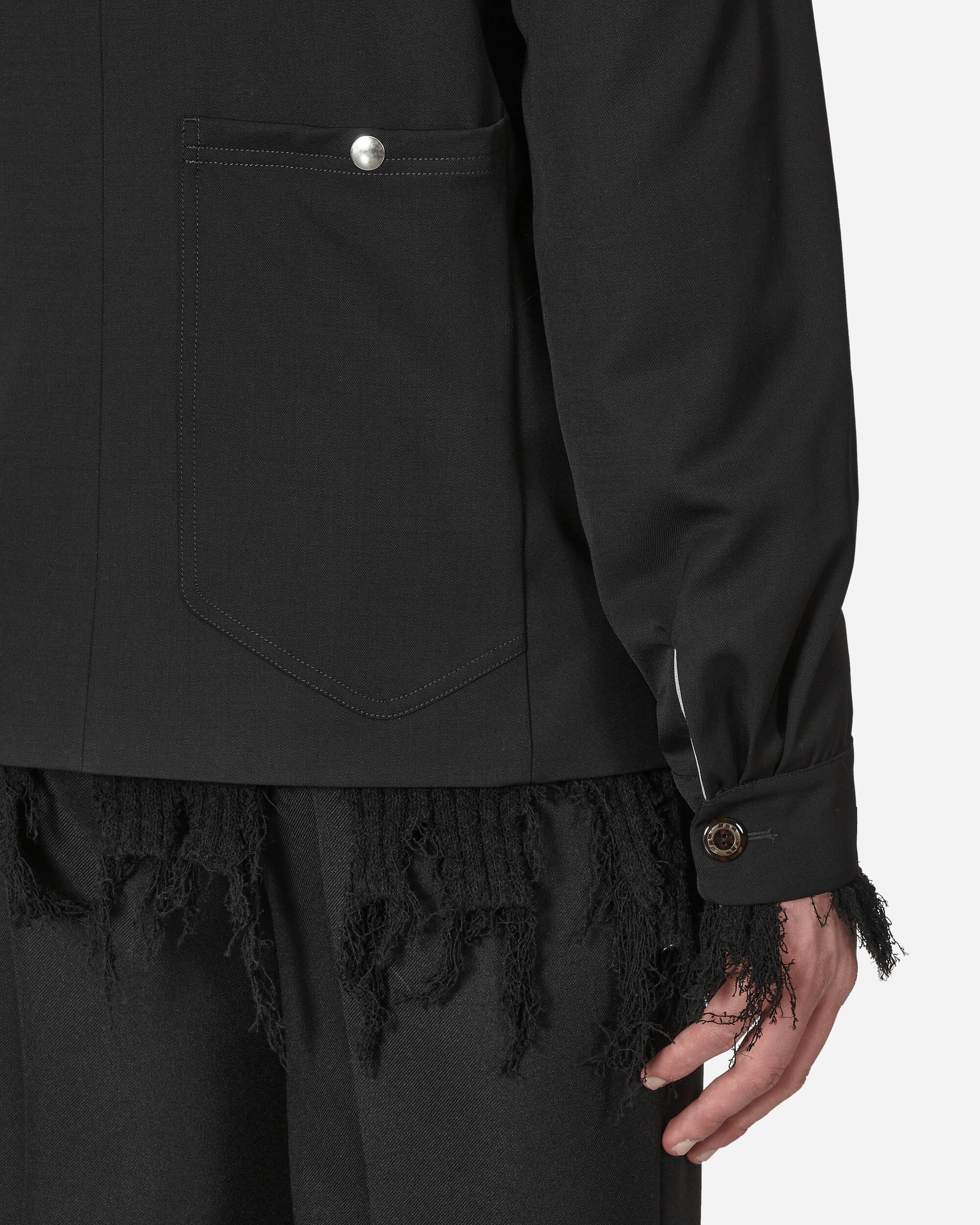 Kiko Kostadinov Kreuk Blazer Black - Slam Jam Official Store