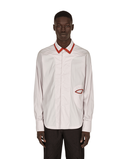 Kiko Kostadinov Torquils Pocket Pale Camellia/Ruby Shirts Longsleeve KKAW21SH01-41 001