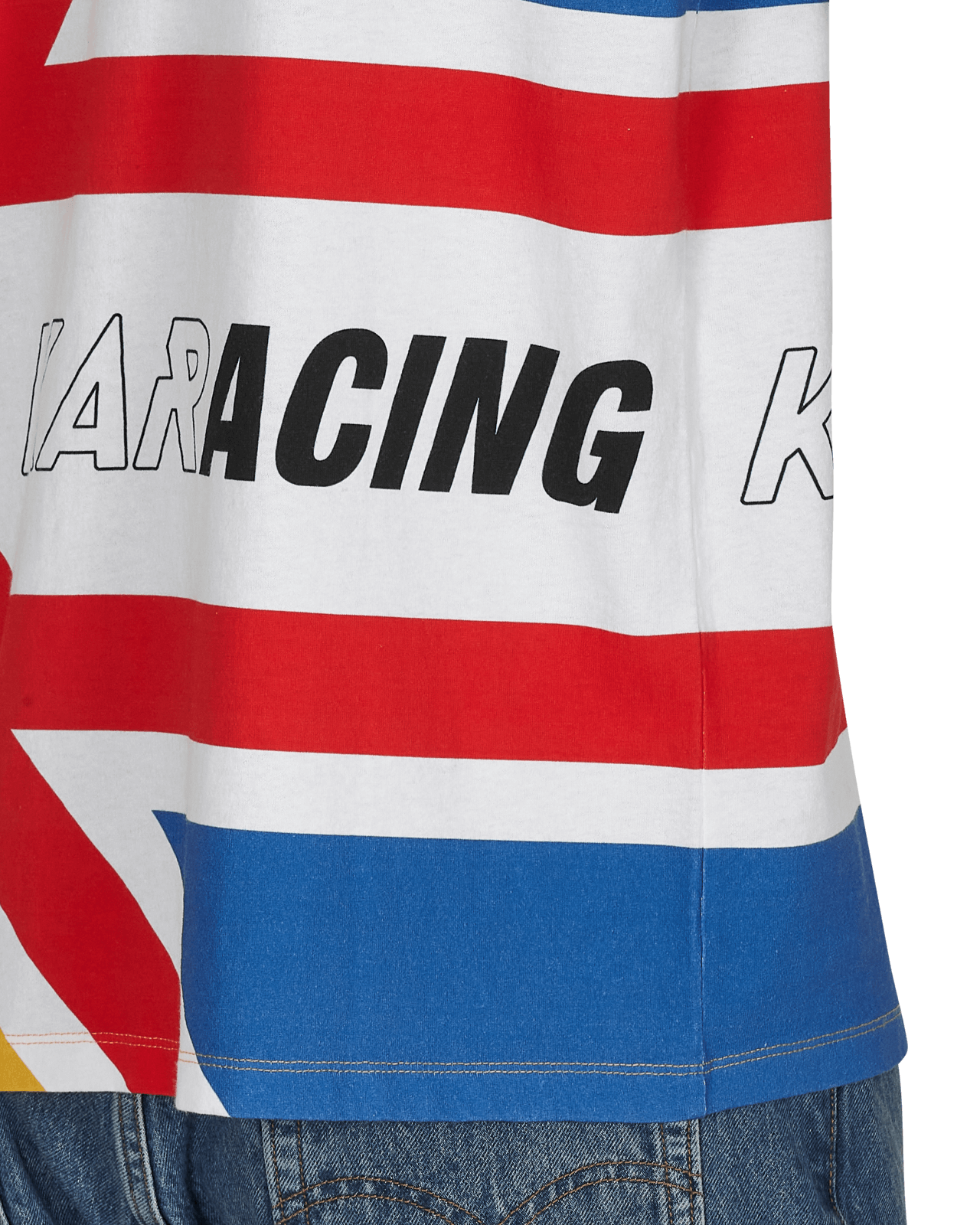 L'Art De L'Automobile All Over Mock Neck Multi T-Shirts Longsleeve KARKARACING 003