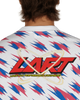L'Art De L'Automobile All Over Mock Neck White T-Shirts Longsleeve KAR90PER 001