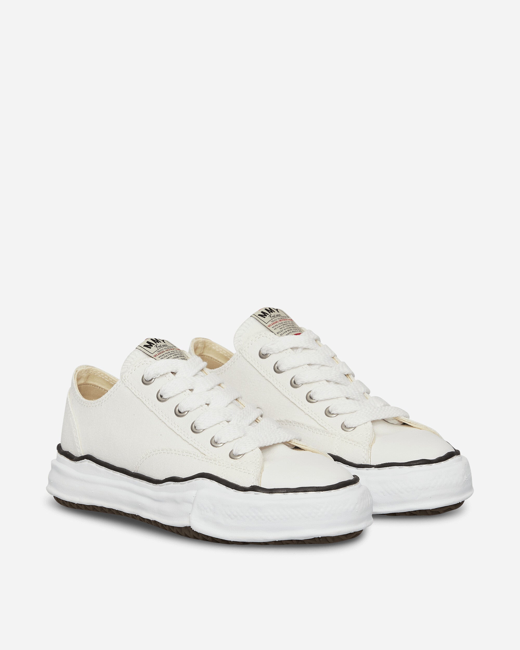 Maison MIHARA YASUHIRO Peterson OG Sole Canvas Low Sneakers White