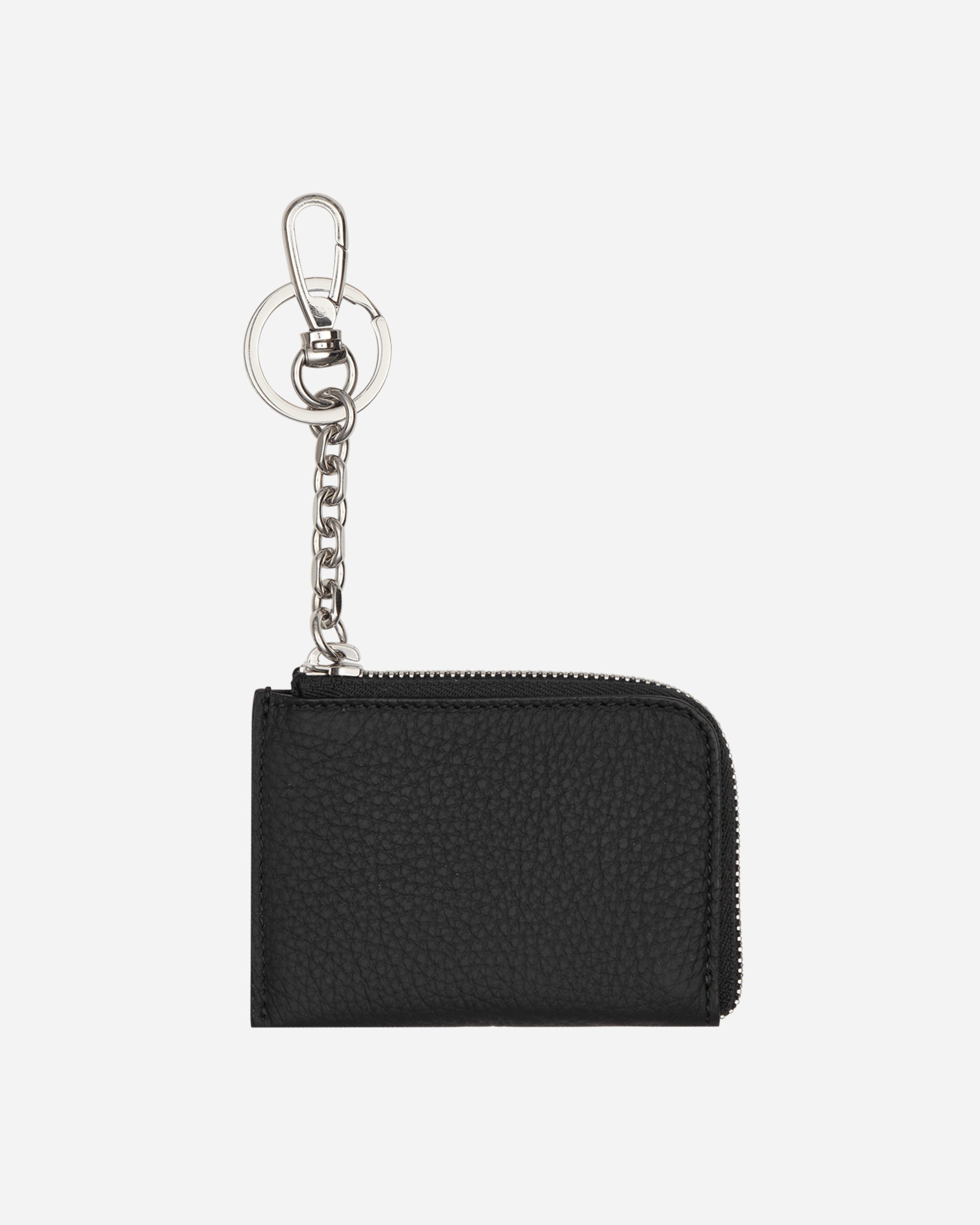 Maison Margiela Zip Around Keyring Wallet Black - Slam Jam