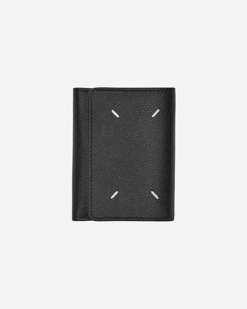 Maison Margiela Four Stitches Compact Wallet Black - Slam Jam