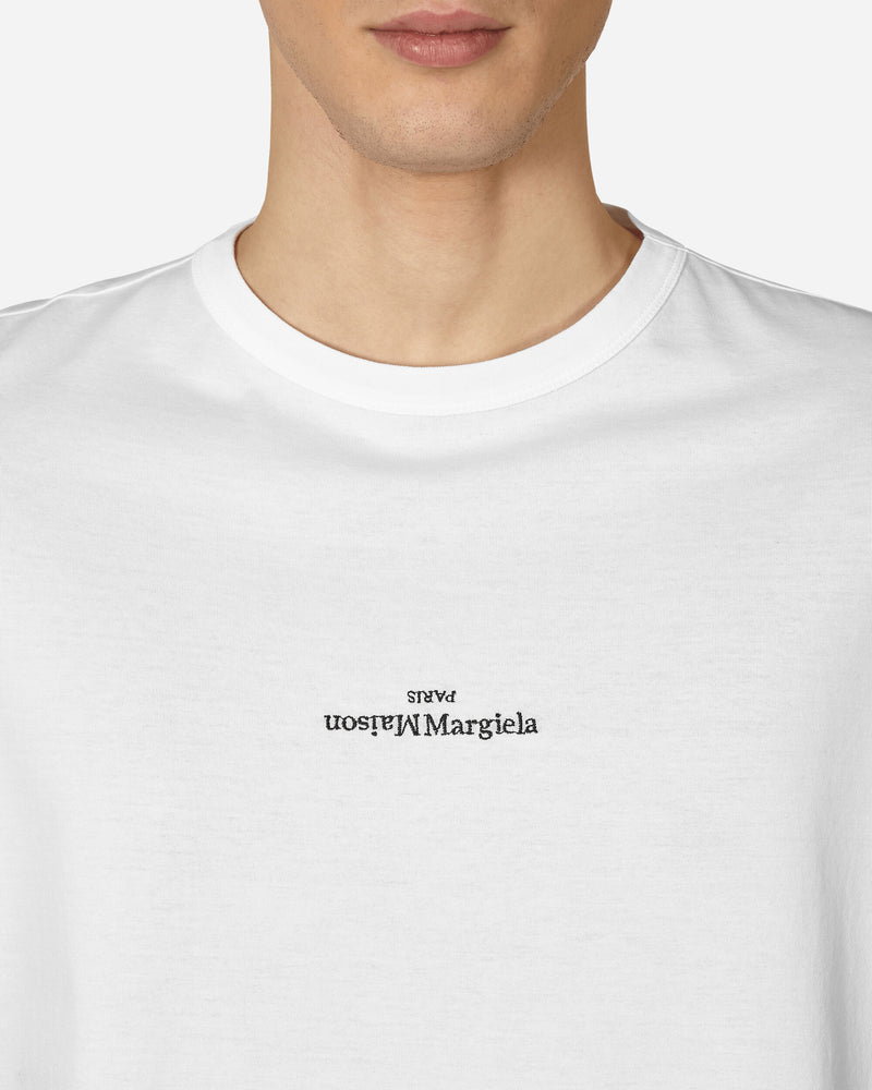 Maison Margiela Reversed Logo T-Shirt White - Slam Jam Official Store