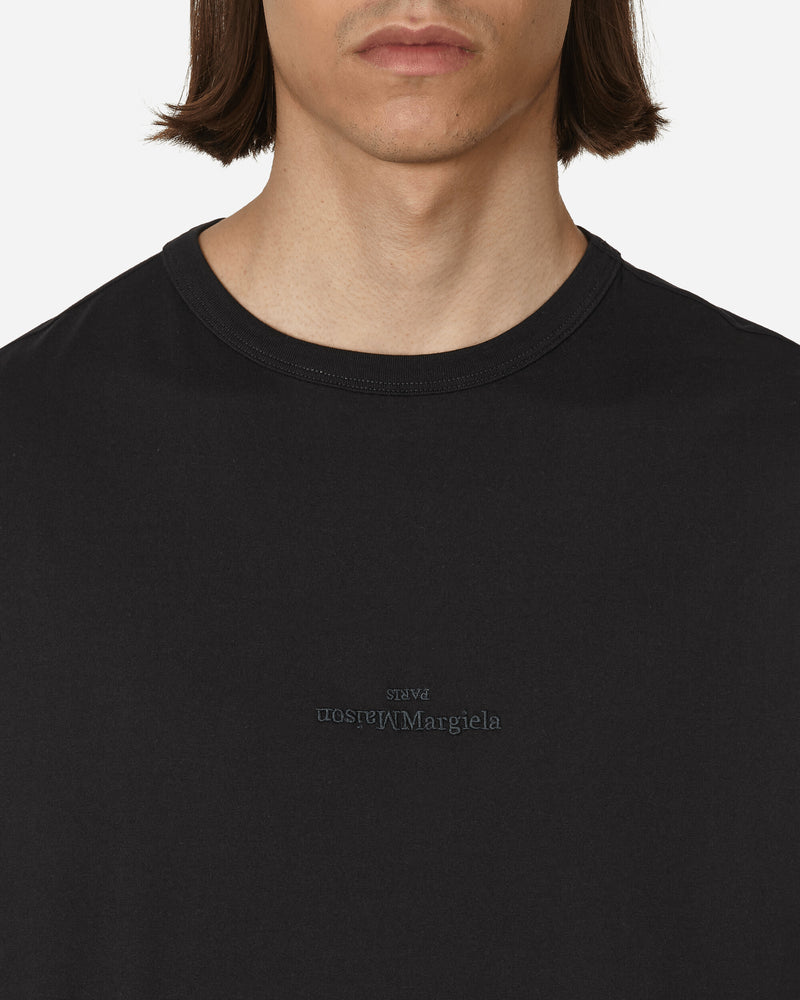 Maison Margiela Reversed Logo T-Shirt Black - Slam Jam® Official Store