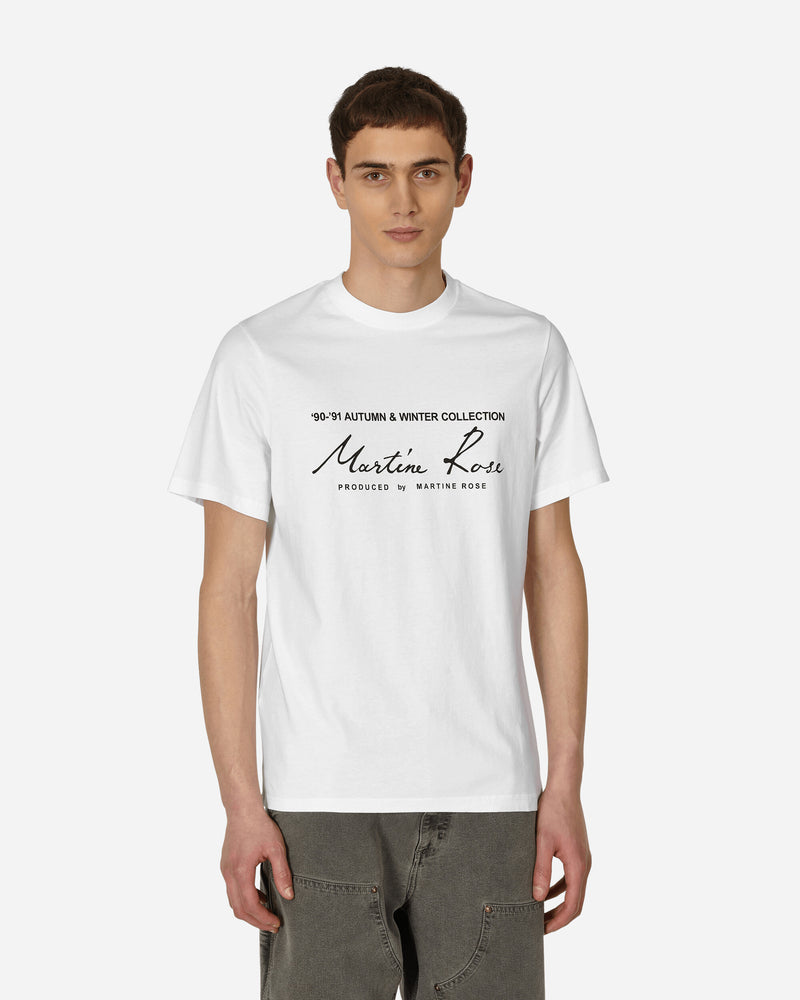 Martine Rose Classic Logo T-Shirt White - Slam Jam® Official Store