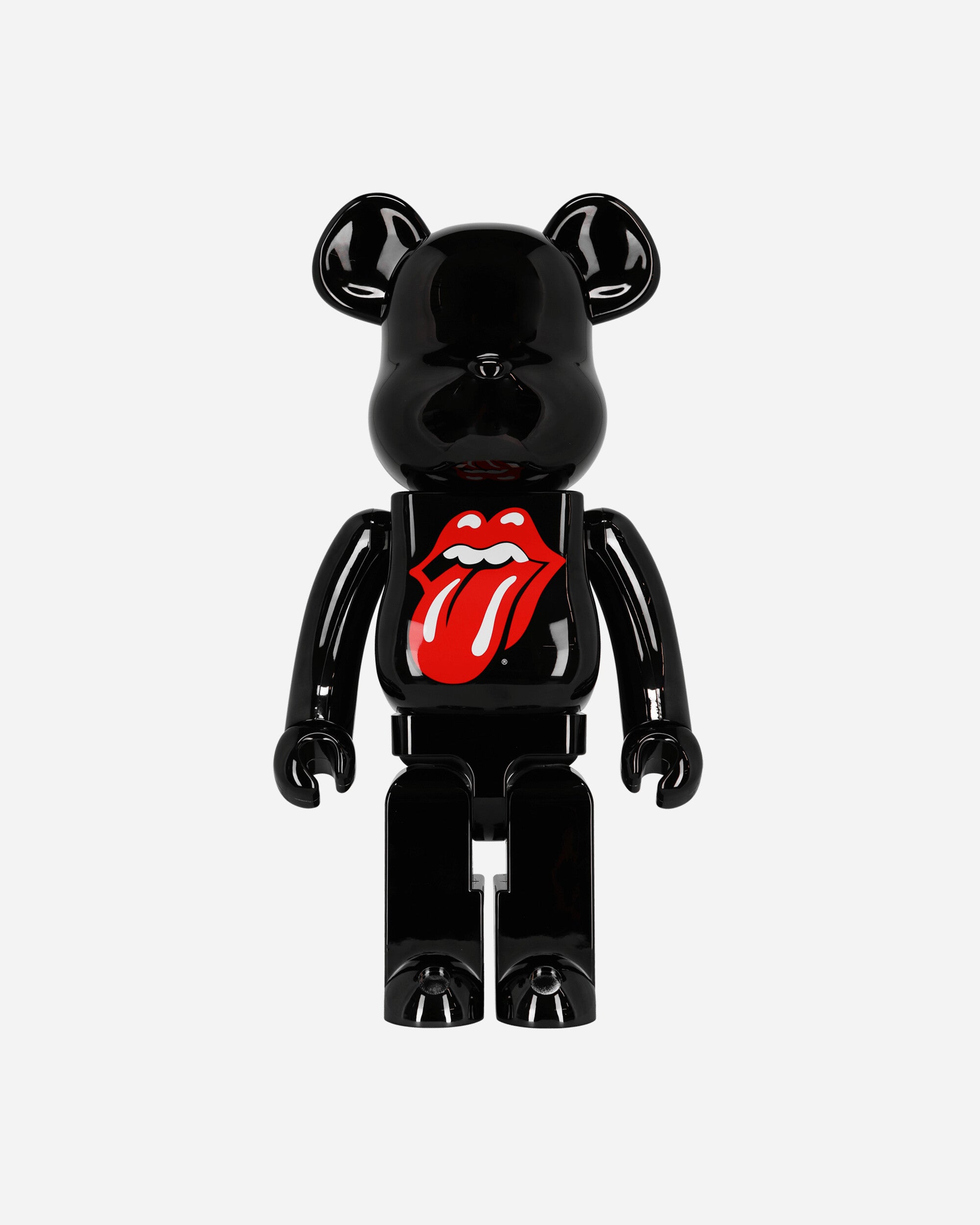 Medicom 100% + 400% The Rolling Stones Lips & Tongue Be@rbrick Black