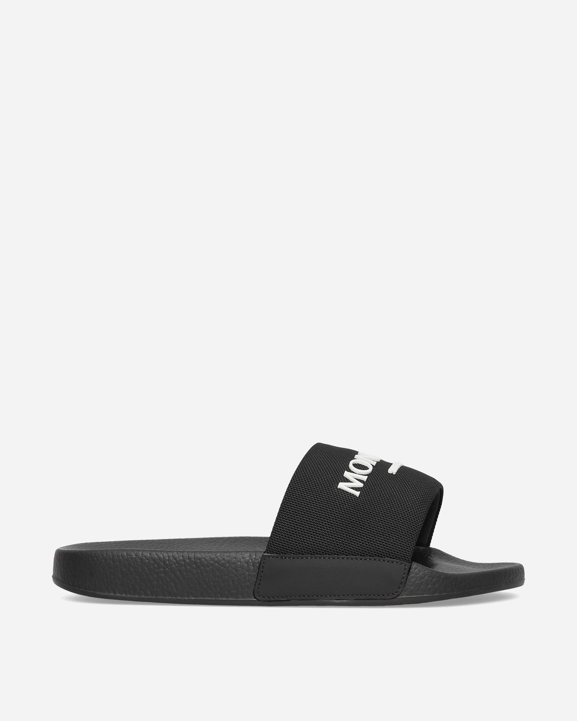 Moncler Basile X Slides Shoes Black Sneakers Low H109A4C00050 999
