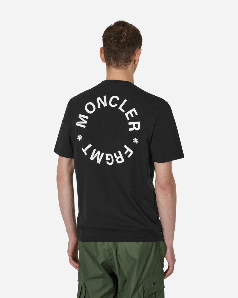 Moncler Genius FRGMT Logo T-Shirt Black - Slam Jam Official Store