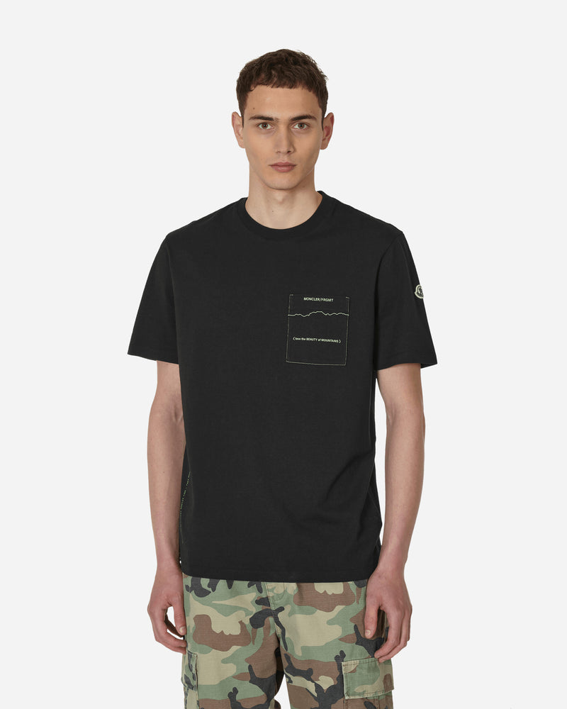 Moncler Genius FRGMT Pocket Logo T-Shirt Black - Slam Jam Official