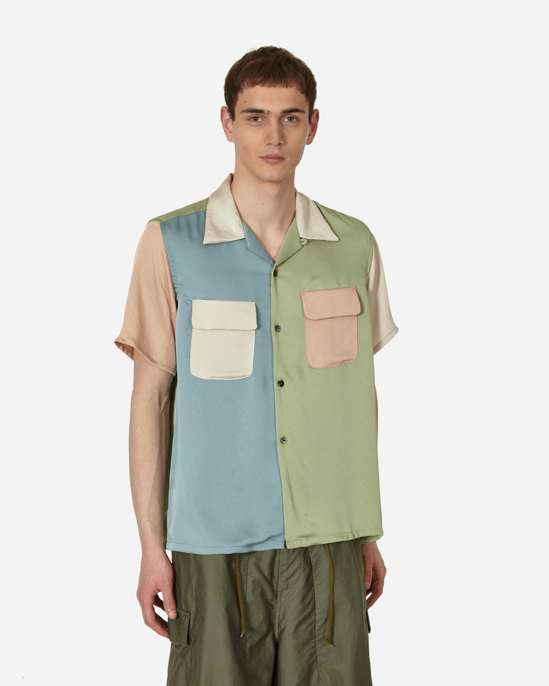 Needles Poly Sateen Shortsleeve Shirt Multicolor - Slam Jam