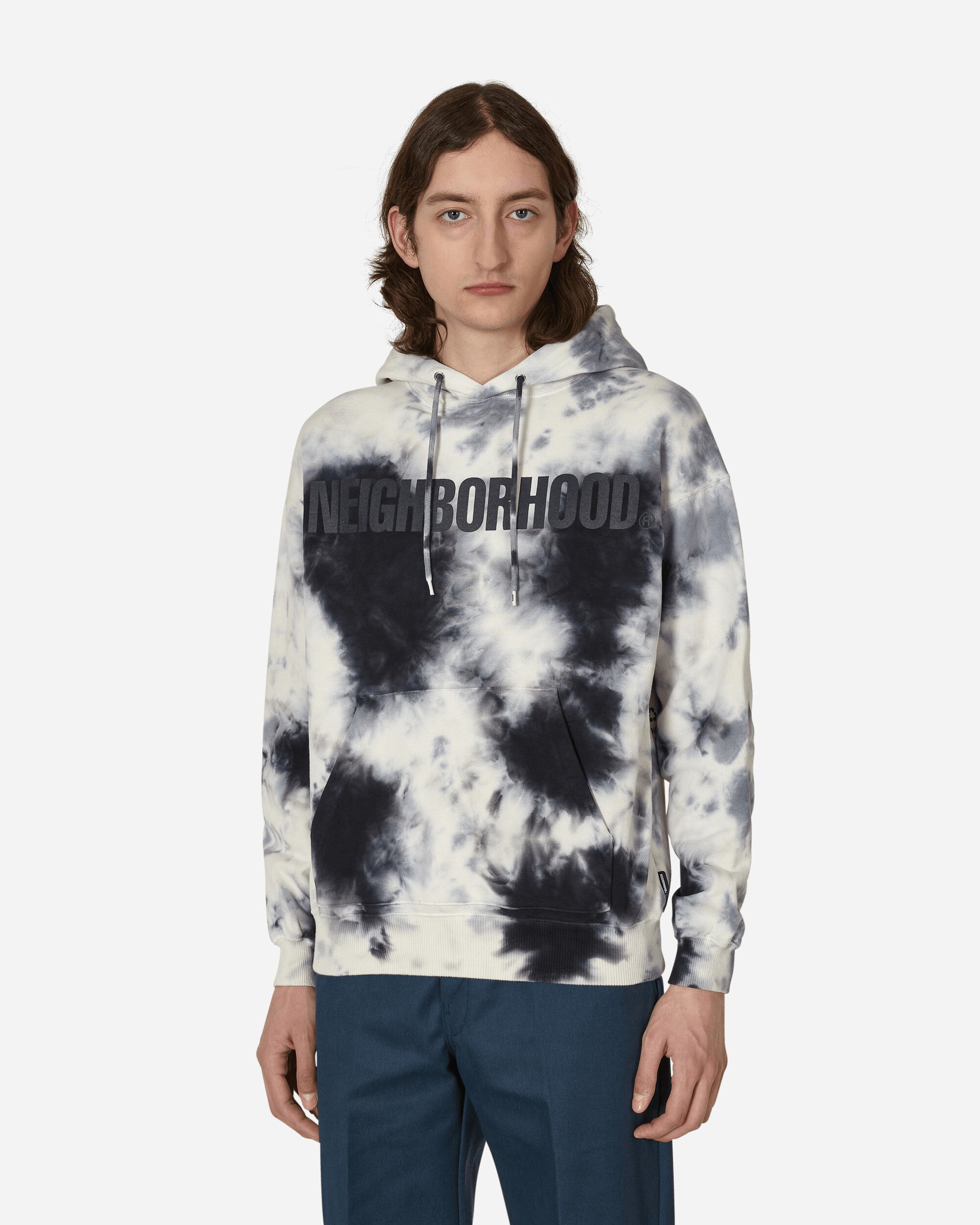 Neighborhood Tie Dye Hooded Sweatshirt Black Slam Jam Official