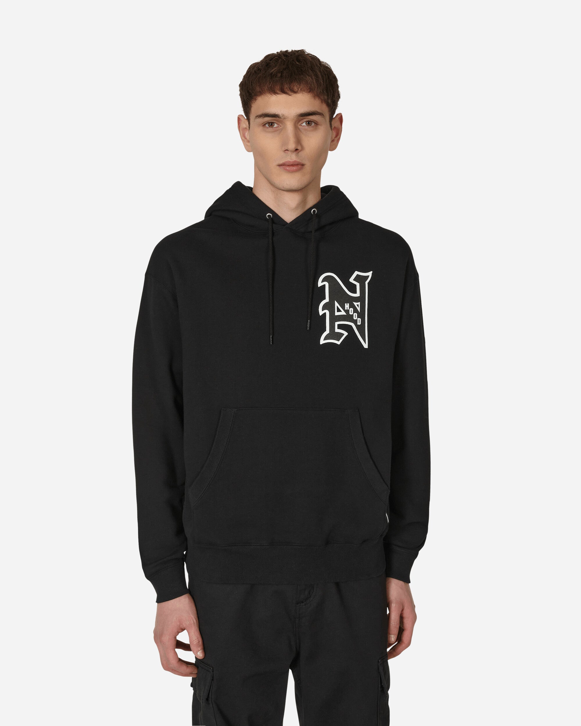 Neighborhood College Hooded Sweatshirt Black - Slam Jam Official Store
