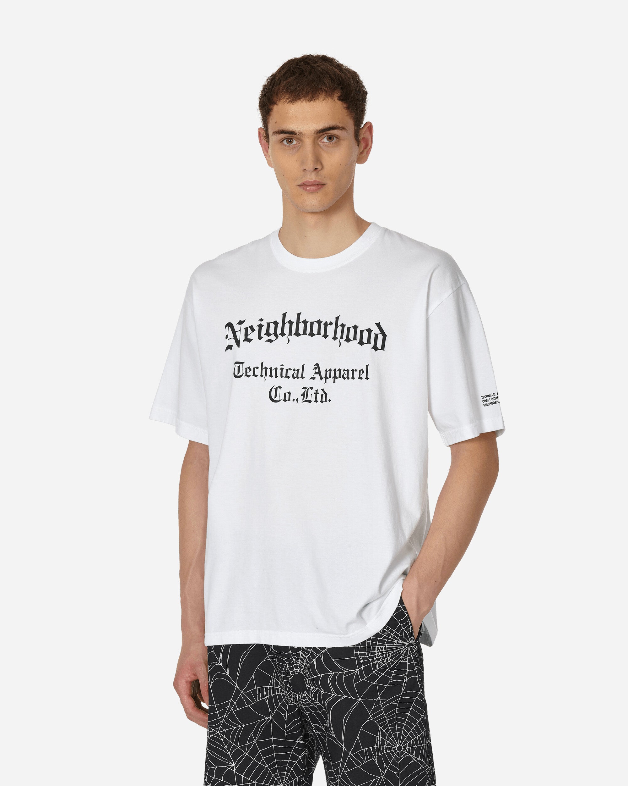 Neighborhood SS-3 T-Shirt White / Black - Slam Jam® Official Store