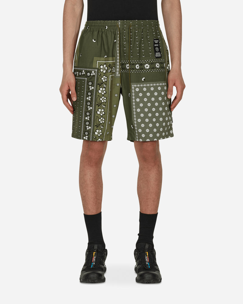 Neighborhood Bandana Chopped Shorts Green - Slam Jam Official Store