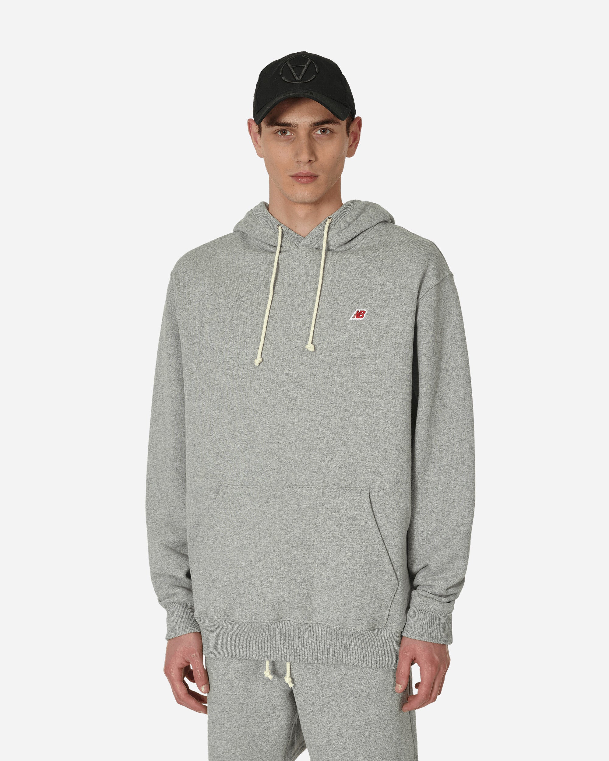 MADE in USA Core Hooded Sweatshirt Athletic Grey