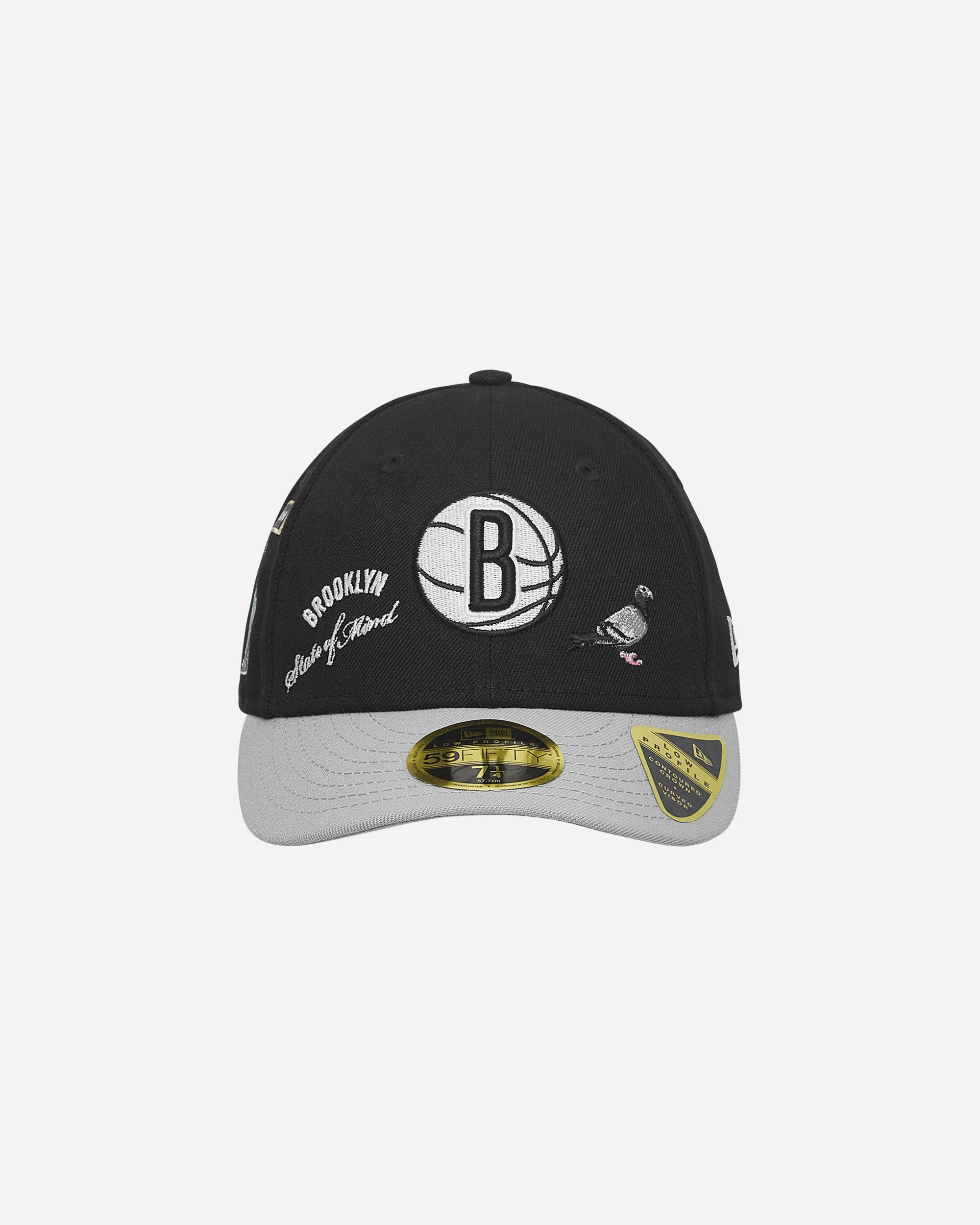 New Era Staple x NBA Brooklyn Nets LP5950 Fitted Cap Black