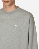 Nike Nikelab Dk Grey Heather/White Sweatshirts Crewneck CV0554-063