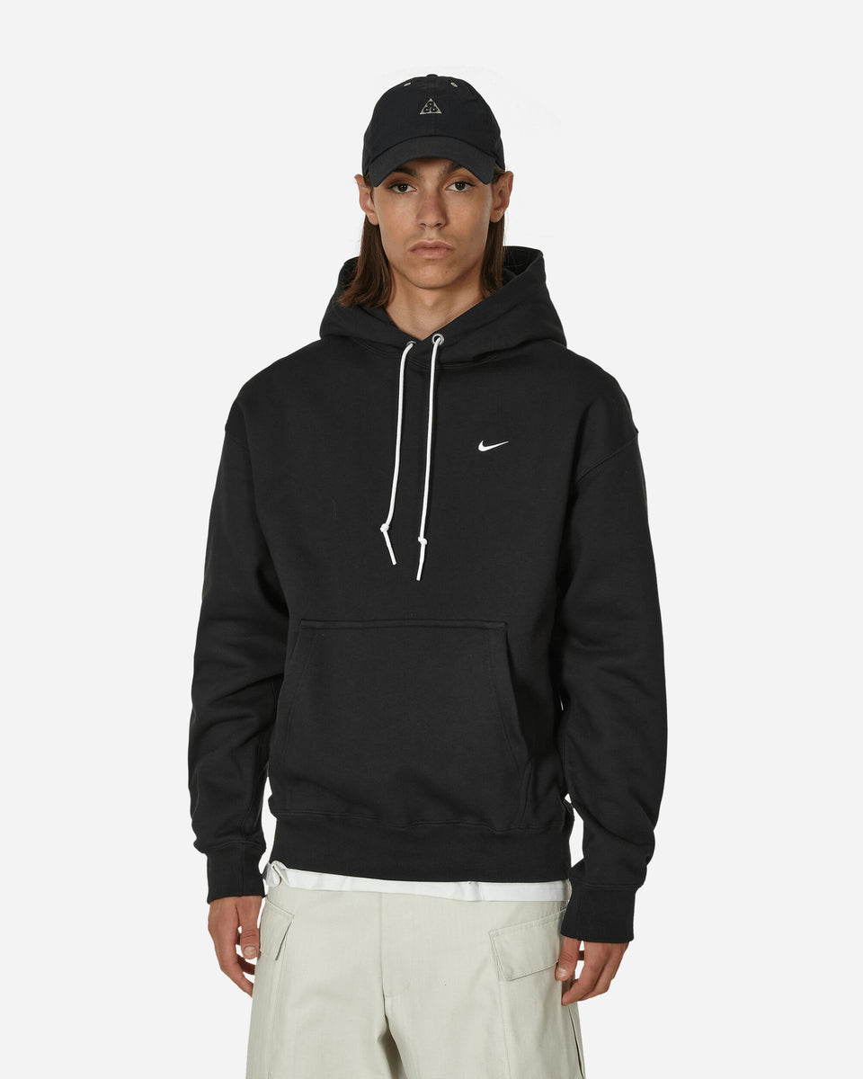 Nike Solo Swoosh Hooded Sweatshirt Black - Slam Jam® Official Store