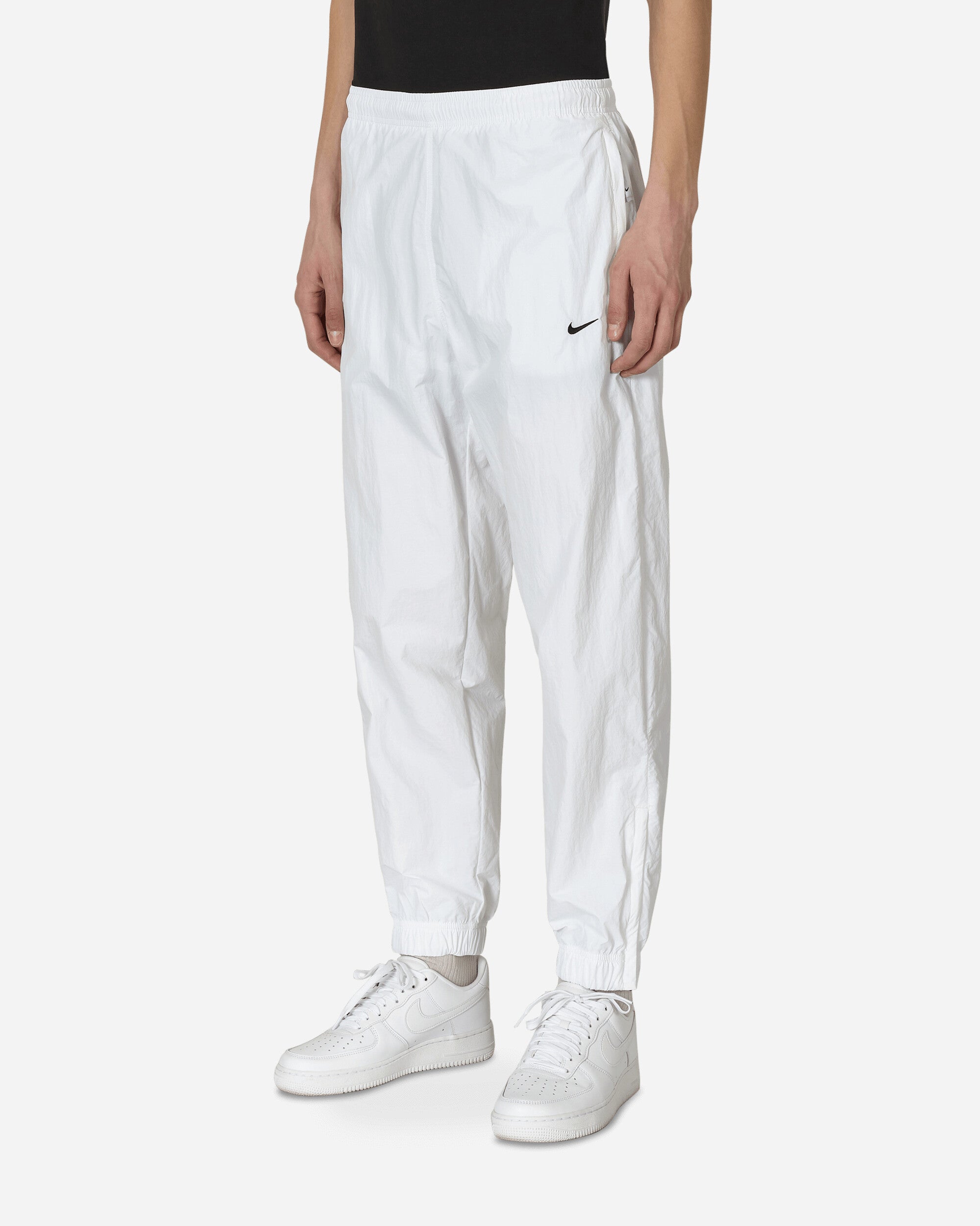 Nike Solo Swoosh Woven Track Pants White - Slam Jam Official Store