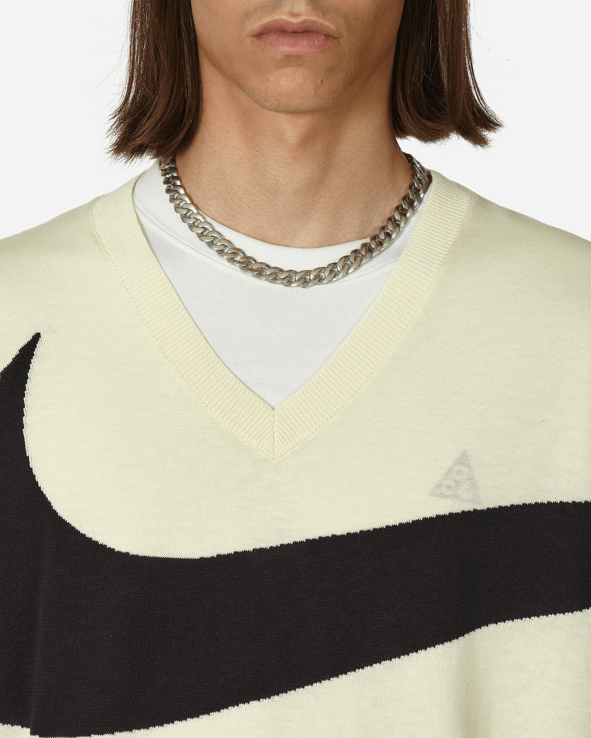 Rand reservoir ontsnappen Nike Swoosh Sweater Vest Coconut Milk - Slam Jam Official Store
