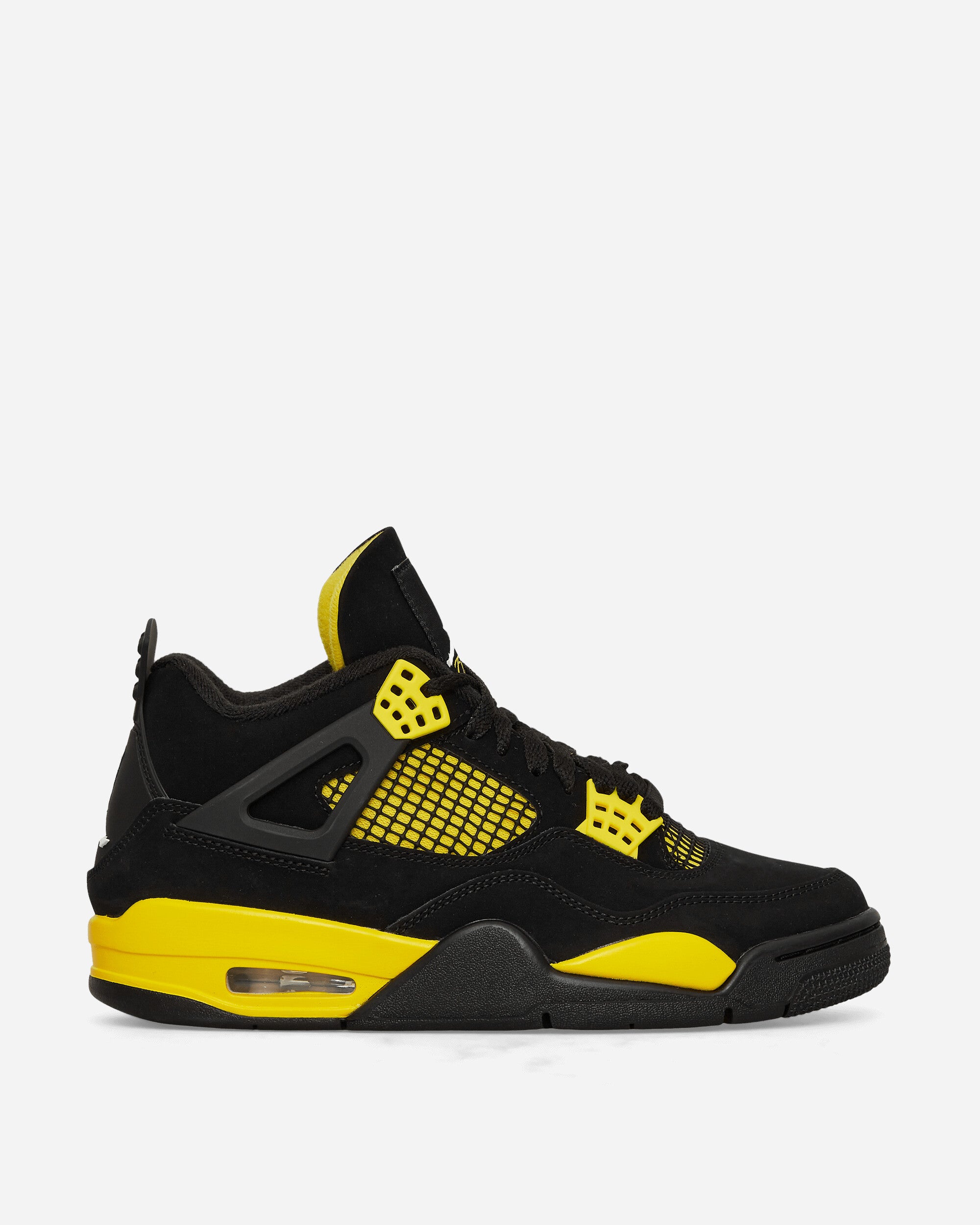 Air Jordan 4 Retro 'Thunder' Sneakers Black / Tour Yellow