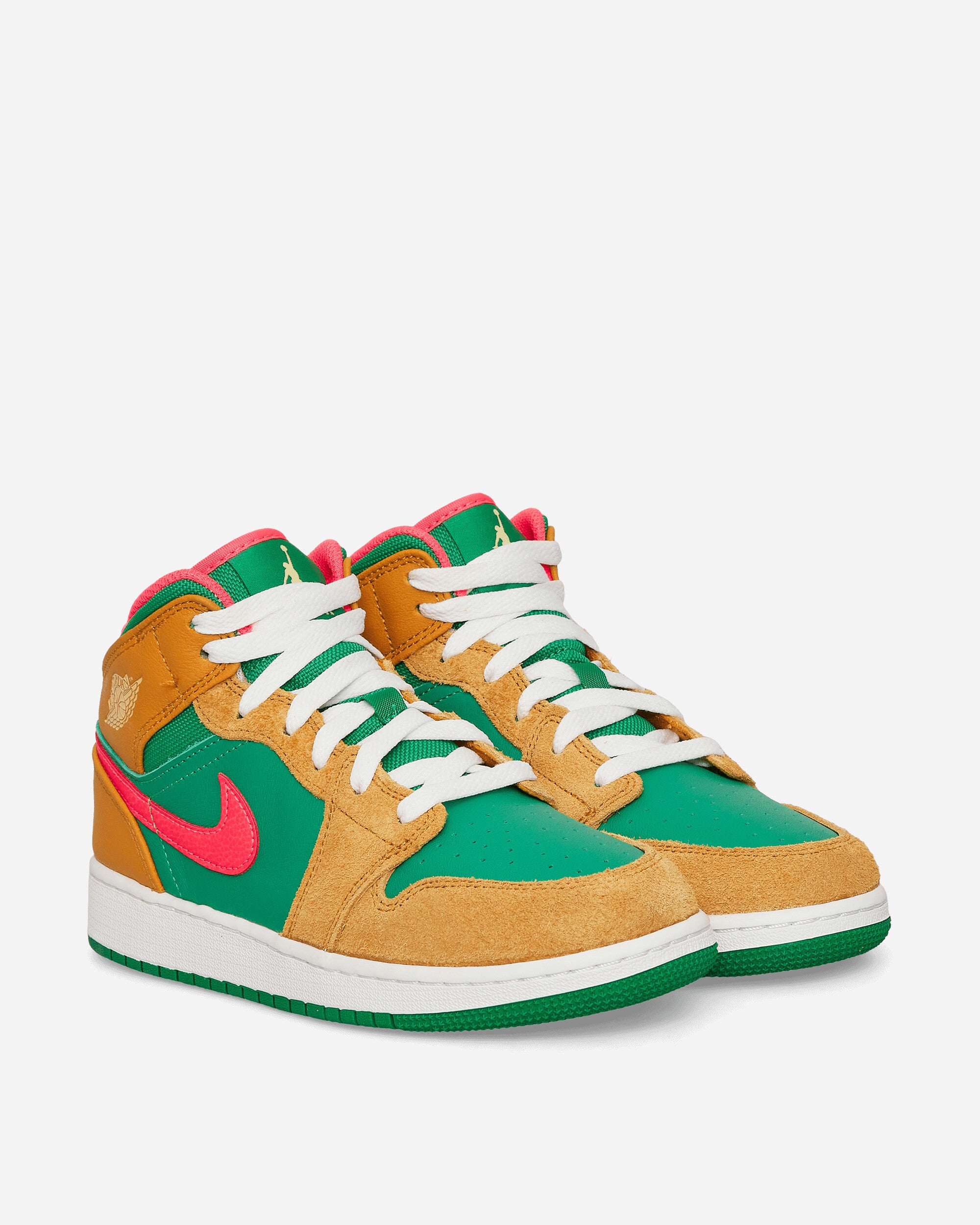 Nike Jordan Air Jordan 1 Mid SE (GS) Sneakers Chutney / Lucky Green