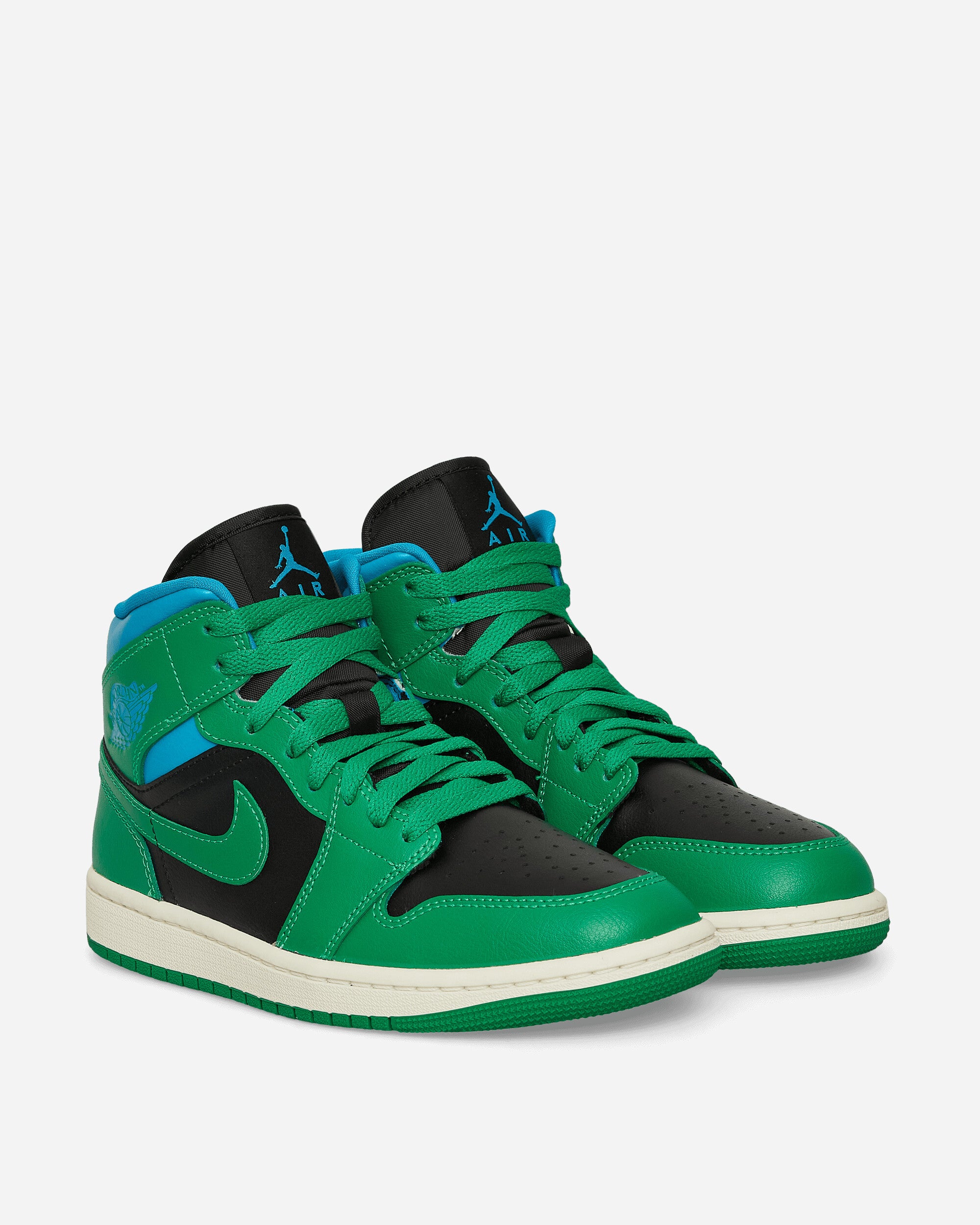 Nike Jordan Wmns Wm Air Jordan 1 Mid Black/Lucky Green Sneakers Mid BQ6472-033