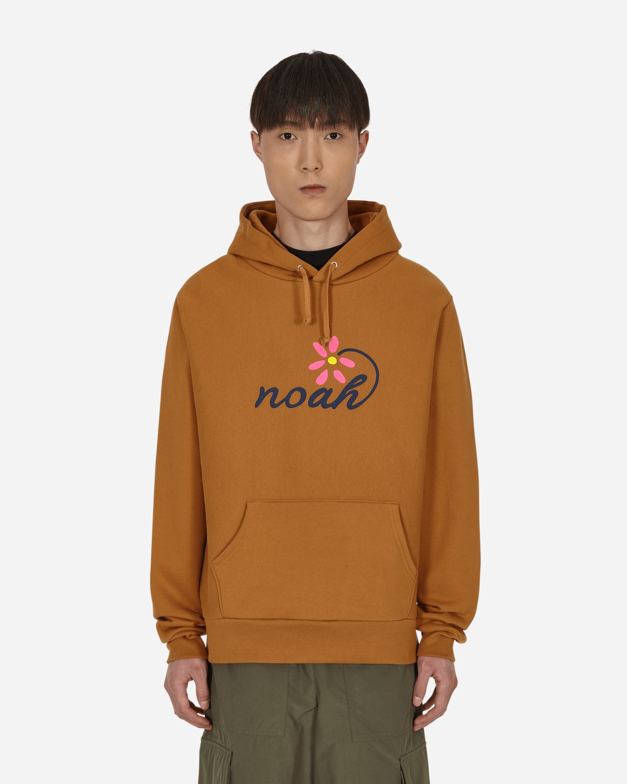 Noah Florist Hooded Sweatshirt Brown - Slam Jam® Official Store