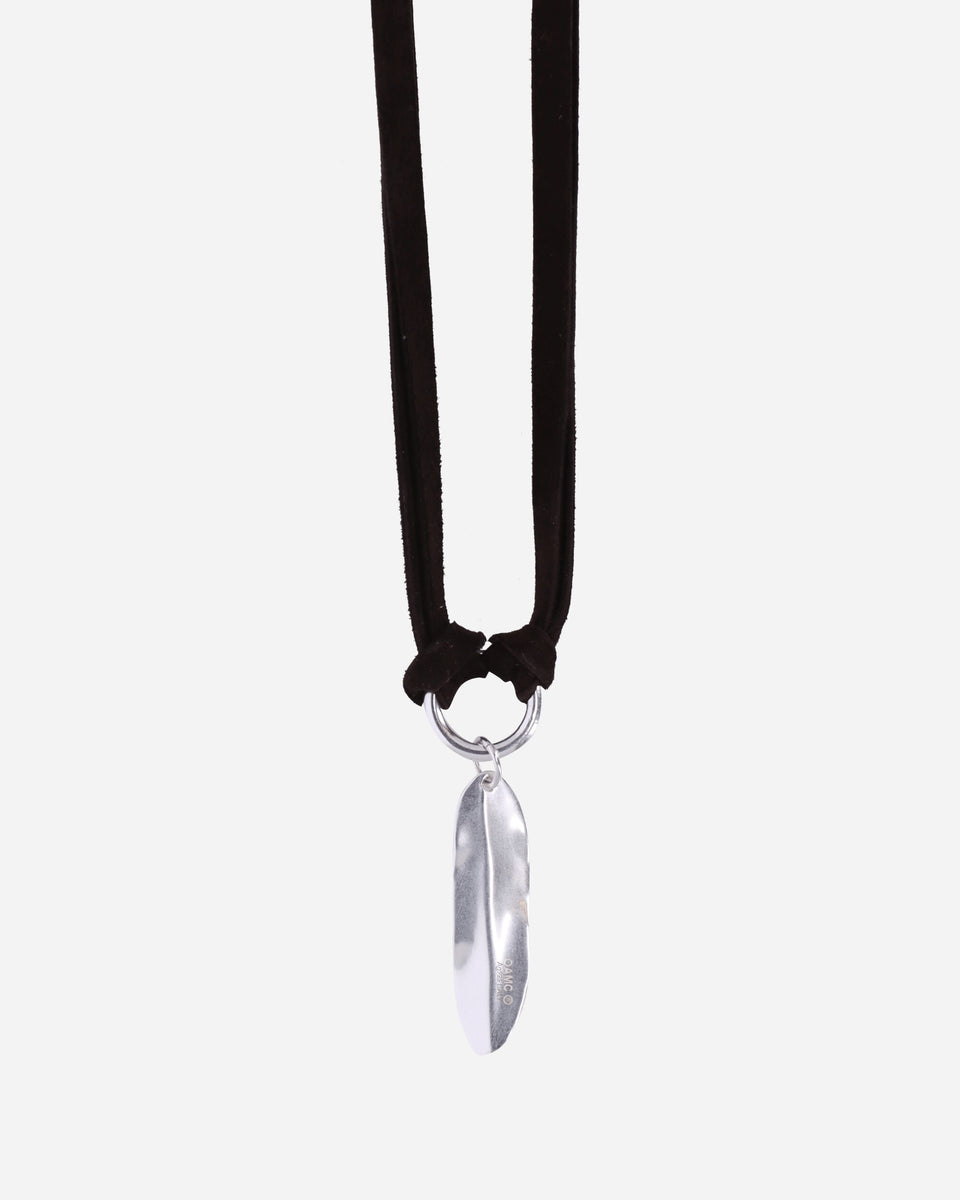 OAMC Feather Necklace Stone Grey - Slam Jam® Official Store