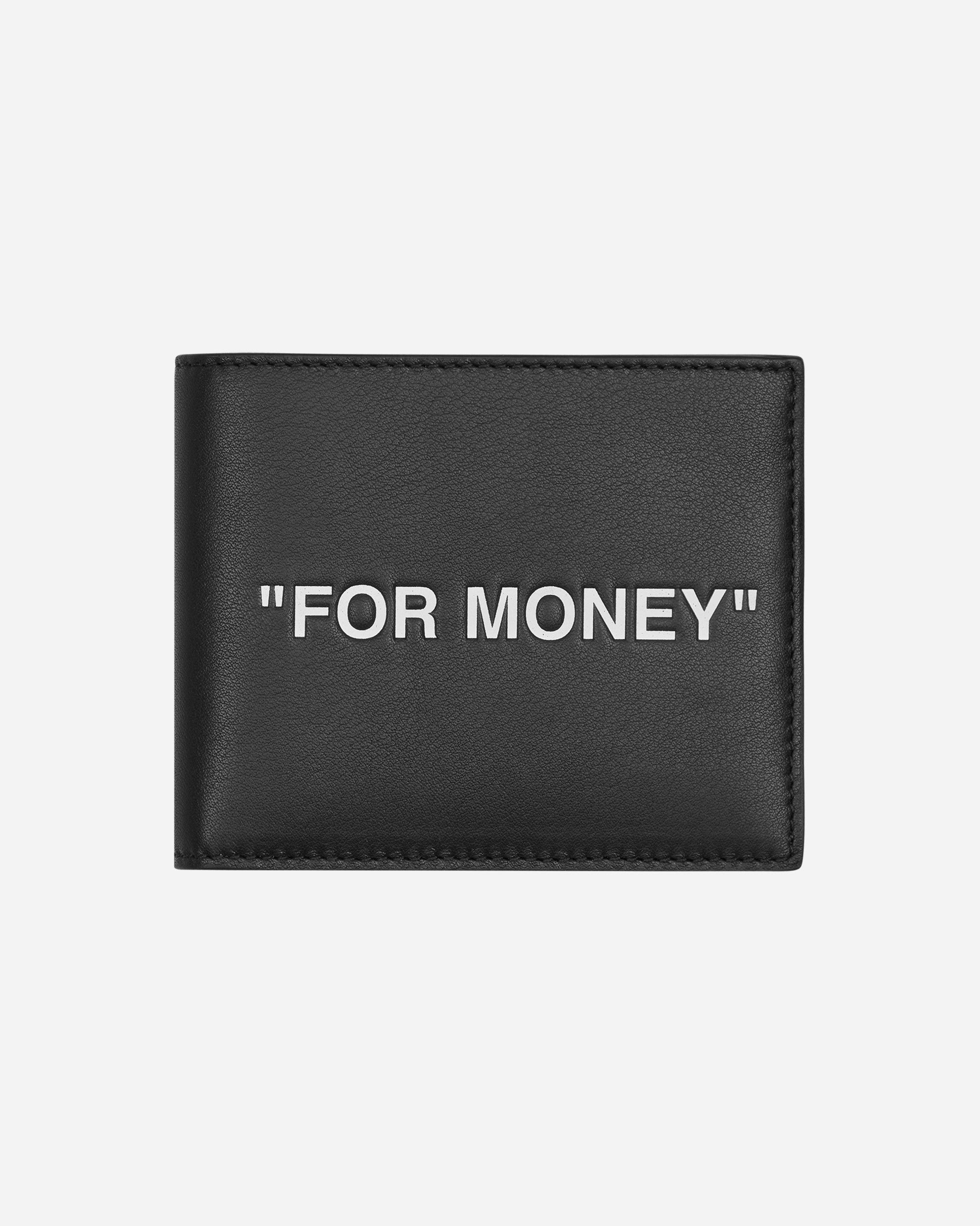 Off-White Quote Bifold Wallet Black - Slam Jam® Official