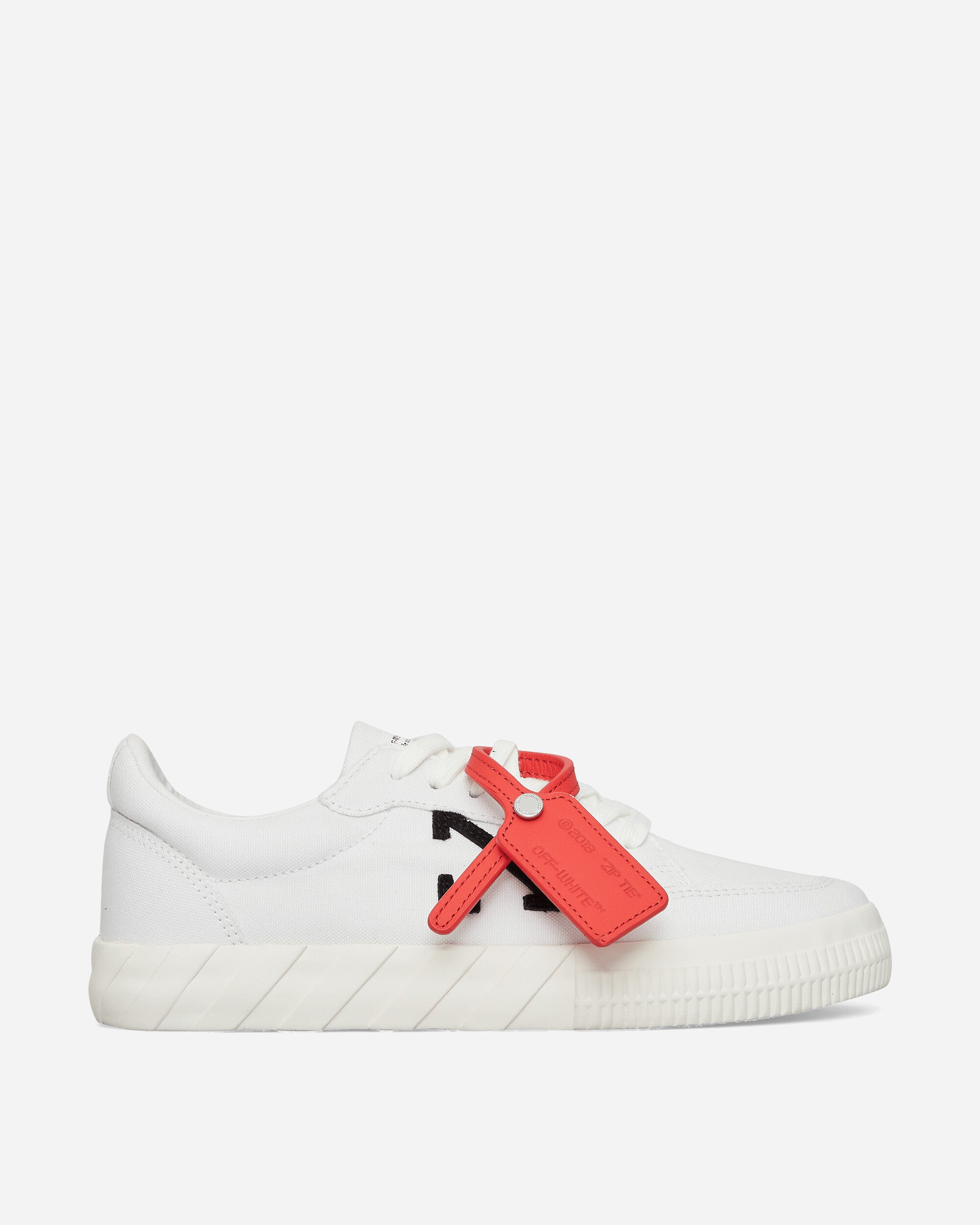 Off-White Vulcanized Low Canvas White Black