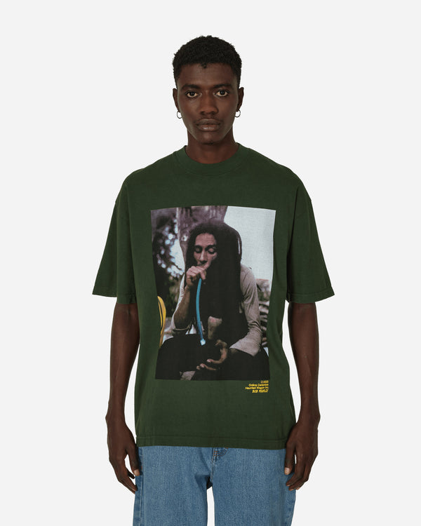 Online Ceramics - Bob Marley Don't Let Them Change Ya T-Shirt Green
