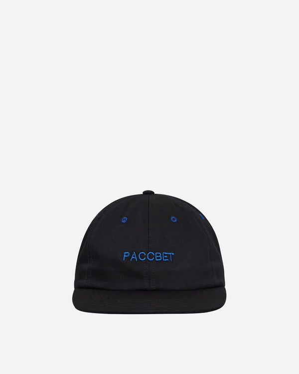Paccbet - 6-Panel Woven Logo Cap Black