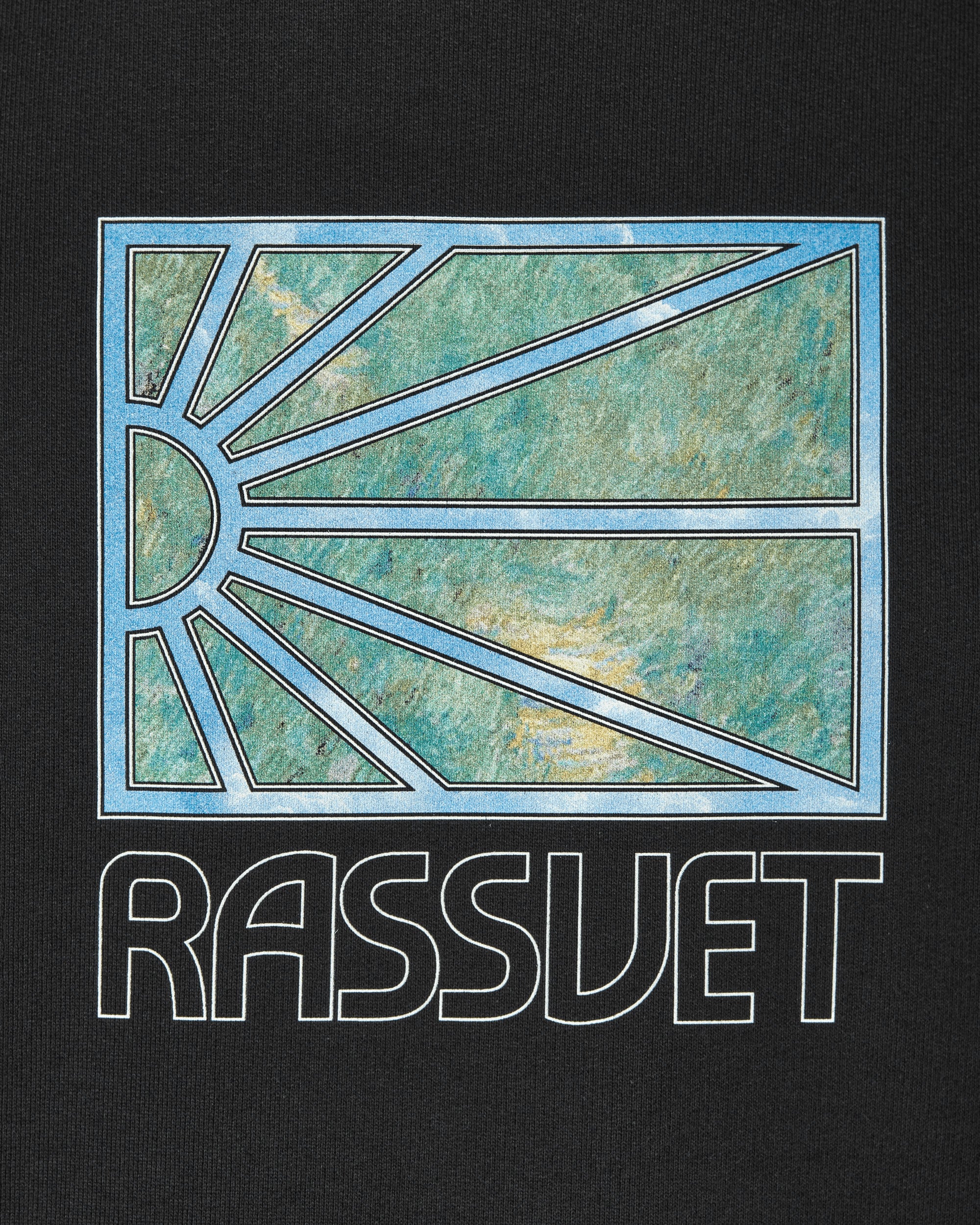 2022A/W新作送料無料 RASSVET ラスベート Nero Rassvet paintg hoodie