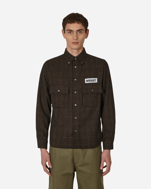 Paccbet - Checked Two Pocket Shirt Brown